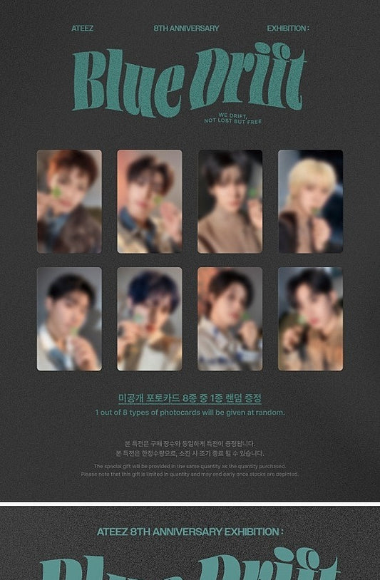 (PRE-ORDER 2026-10-12) ATEEZ - [ATEEZ 8th Anniversity Exhibition: Blue Drift] Photobook Blue Drift
