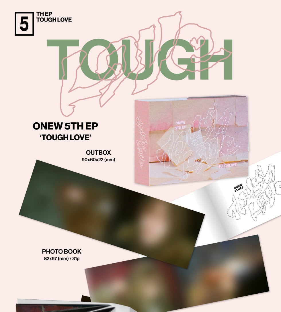 Onew (SHINee) - 5th Mini Album [TOUGH LOVE] POCKET BOOK Version.