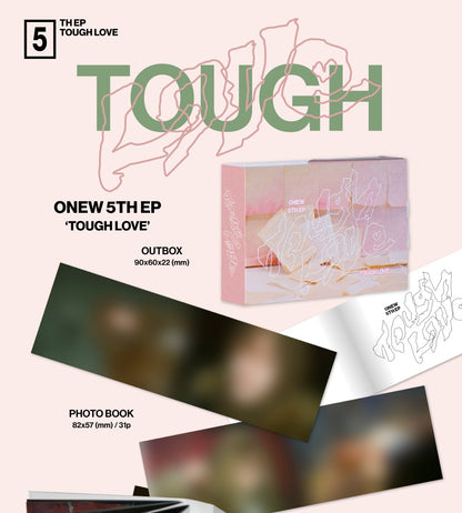 Onew (SHINee) - 5th Mini Album [TOUGH LOVE] POCKET BOOK Version.