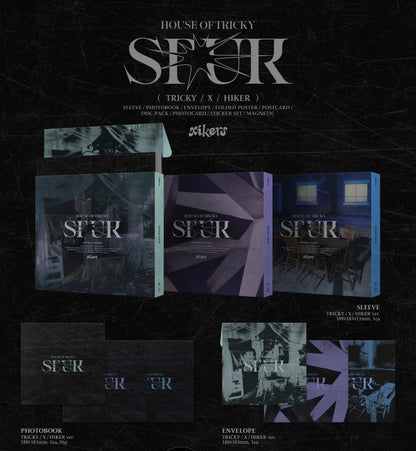 Xikers - 5th Mini Album [House of Tricky : SPUR] (3 Versions).