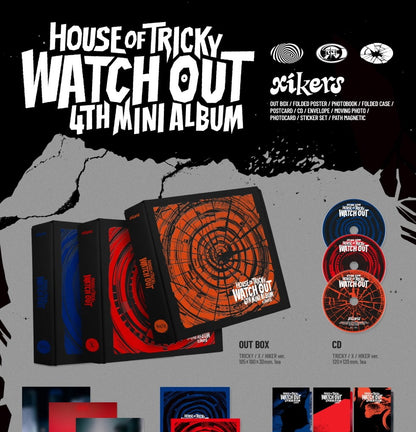 Xikers - 4th Mini Album House of Tricky : Watch out (3 Versions).