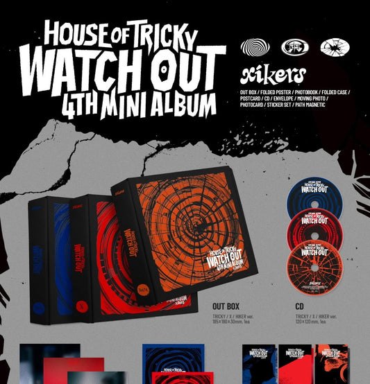 Xikers - 4th Mini Album [House of Tricky : Watch out](3 Versions)