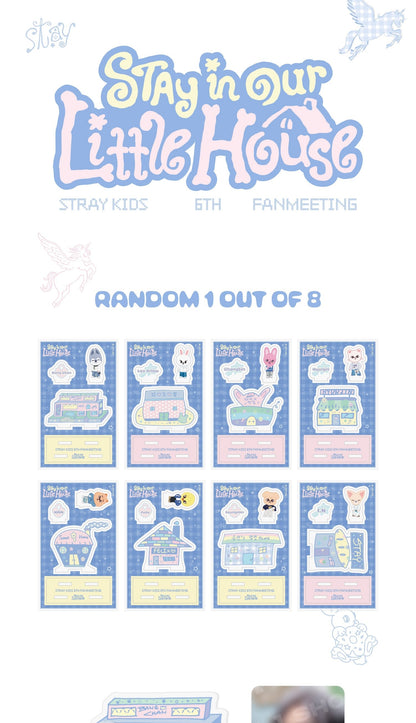(PRE-ORDER 2026-07-30) Stray Kids - 6th Fanmeeting [STAY in Our Little House] SECRET ACRYLIC STAND (8 Versions) Random 1ea (POB Included Based on Order Amount).