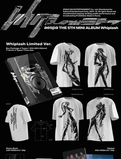 aespa - 5th Mini Album Whiplash Limited Version (4 Versions).