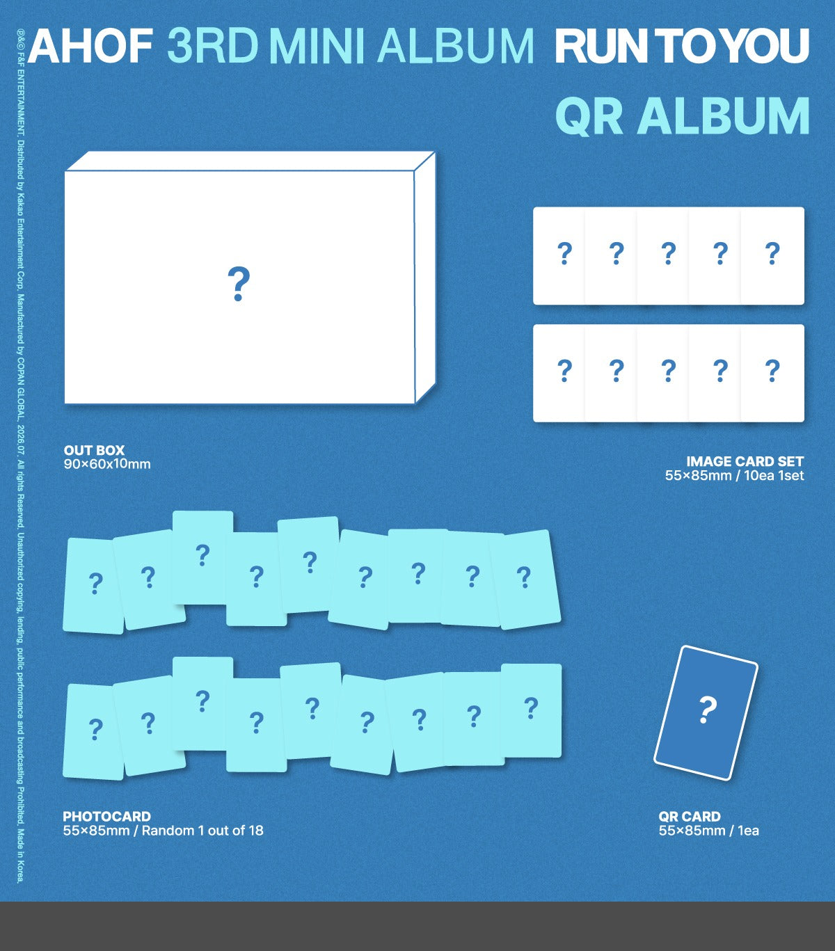 (PRE-ORDER 2026-07-09) AHOF - 3rd Mini Album [RUN TO YOU] QR ALBUM Version