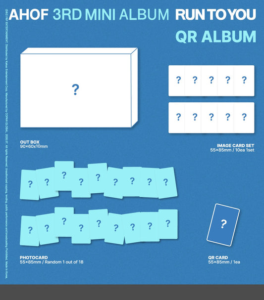 (PRE-ORDER 2026-07-09) AHOF - 3rd Mini Album [RUN TO YOU] QR ALBUM Version