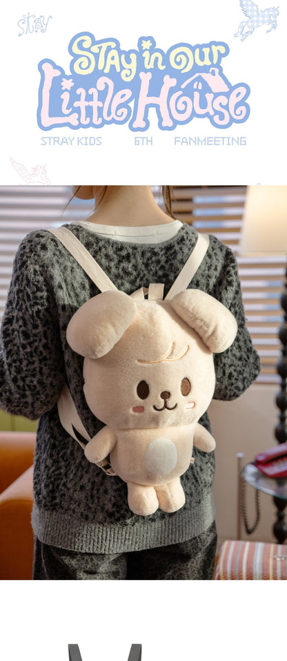 (PRE-ORDER 2026-07-30) Stray Kids - 6th Fanmeeting [STAY in Our Little House] SKZOO PLUSH BACKPACK (8 Versions)(POB Included Based on Order Amount).