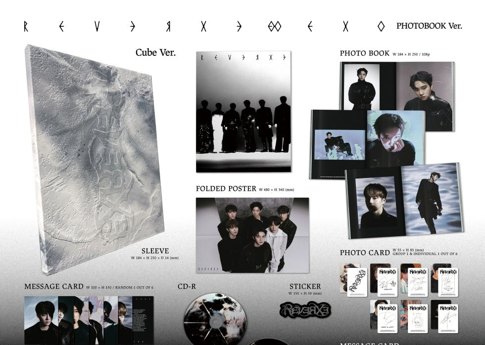 EXO - 8th Full Album [REVERXE] Photobook Version (2 Versions