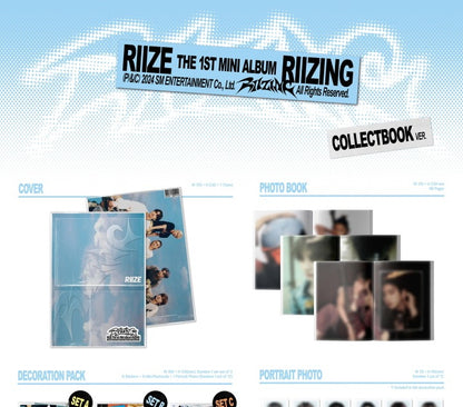 RIIZE 1st Mini Album RIIZING Collectbook Version.