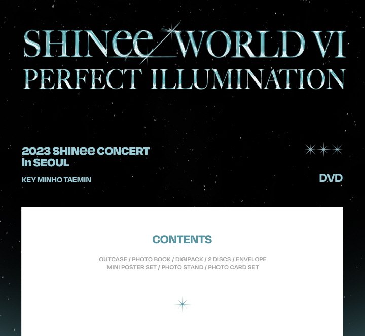 SHINee World VI Perferct Illumination in Seoul DVD Version*