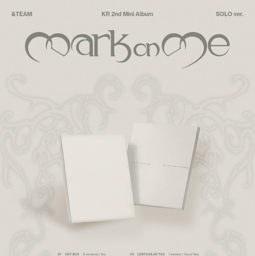 (PRE-ORDER 2026-09-08) &TEAM - Korea 2nd Mini Album [Mark on Me] SOLO Version (9 Versions) Set
