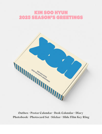 Kim Soo Hyun - 2025 Season's Greetings_ (POB - 1 Photocard Included with K-Towns Season's Greetings Event).