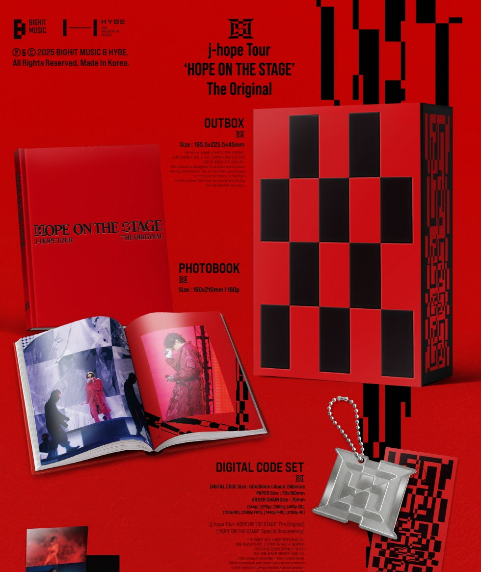 (PRE-ORDER 2025-12-12) J-HOPE (BTS) - J-HOPE Tour [HOPE On The Stage The Original]