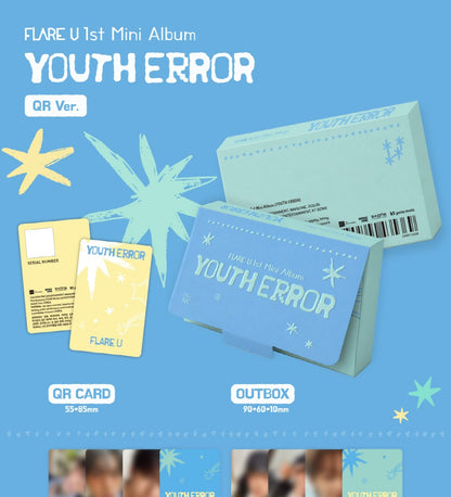 FLARE U (플레어 유) - 1st Mini Album [YOUTH ERROR] QR Version