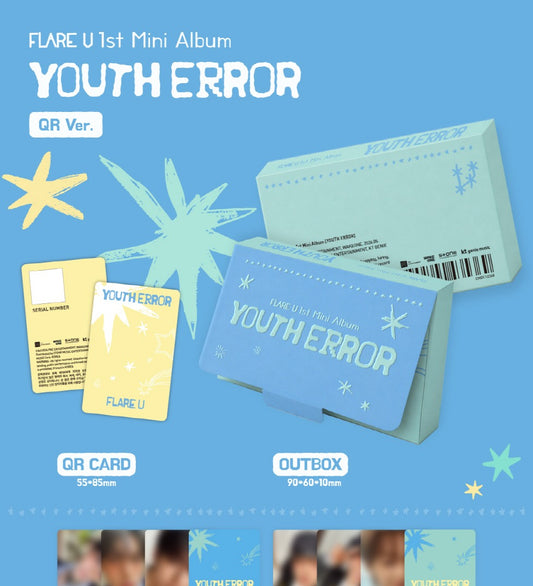 (PRE-ORDER 2026-05-14) FLARE U (플레어 유) - 1st Mini Album [YOUTH ERROR] QR Version