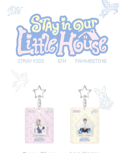 (PRE-ORDER 2026-07-30) Stray Kids - 6th Fanmeeting [STAY in Our Little House] MINI BLOCK KEYRING (8 Versions)(POB Included Based on Order Amount).