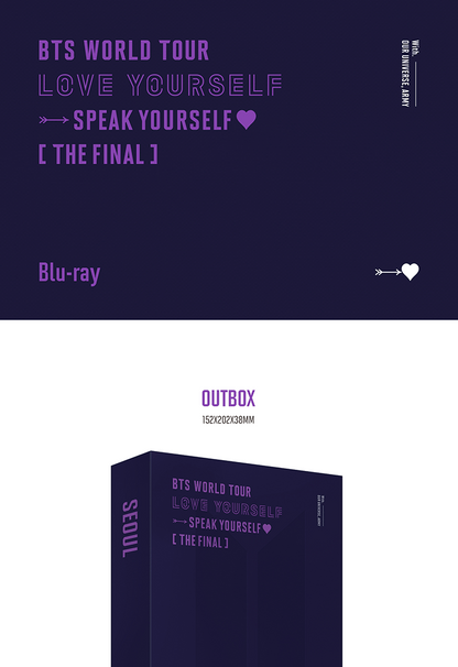 BTS - [BTS WORLD TOUR - LOVE YOURSELF : SPEAK YOURSELF THE FINAL] Blu-ray Version