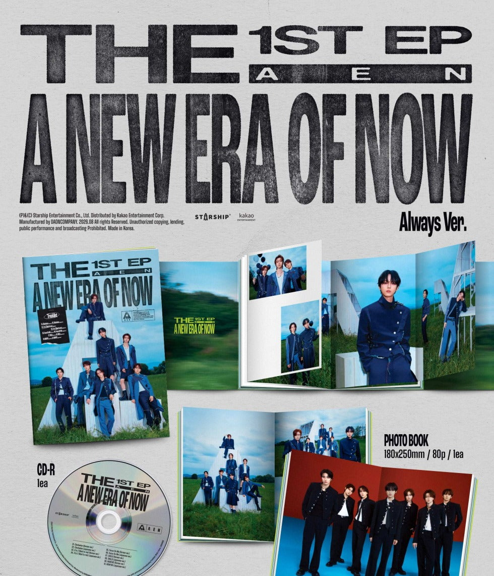 AEN 에이엔 - The 1st EP Album [A NEW ERA OF NOW] Always Version