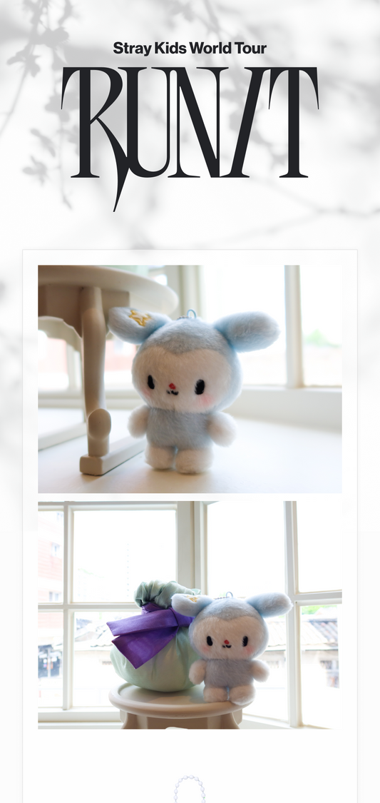 (PRE-ORDER 2026-11-16) Stray Kids - [Stray Kids World Tour <RUN IT SEOUL> Merch] TASY PLUSH BABY Ver. - RUN IT (POB Included Based on Order Amount)