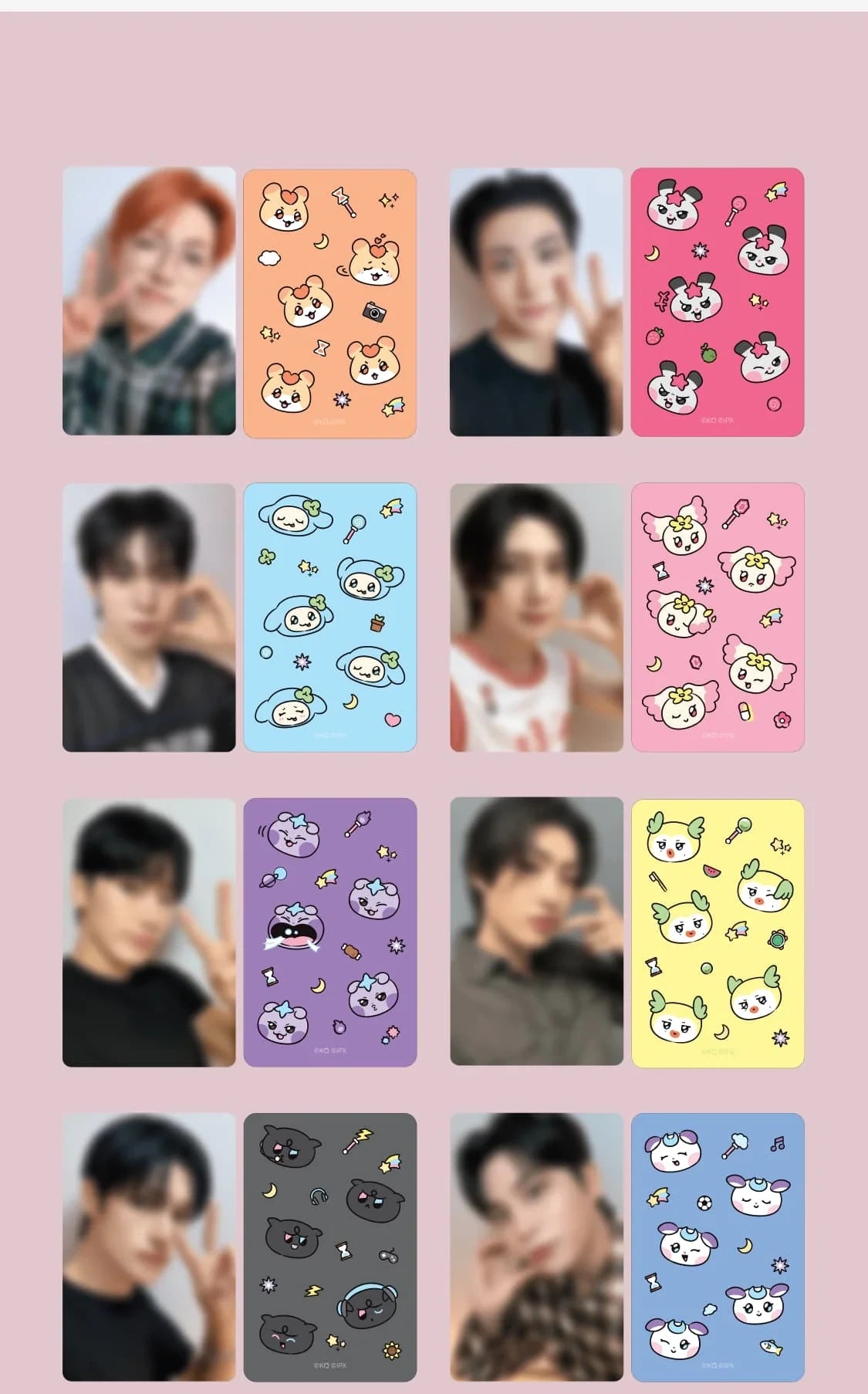 ATEEZ - [MIGHTEEZ RANDOM TRADING CARD SET (2pcs)](LINE FRIENDS SQUARE MERCH).