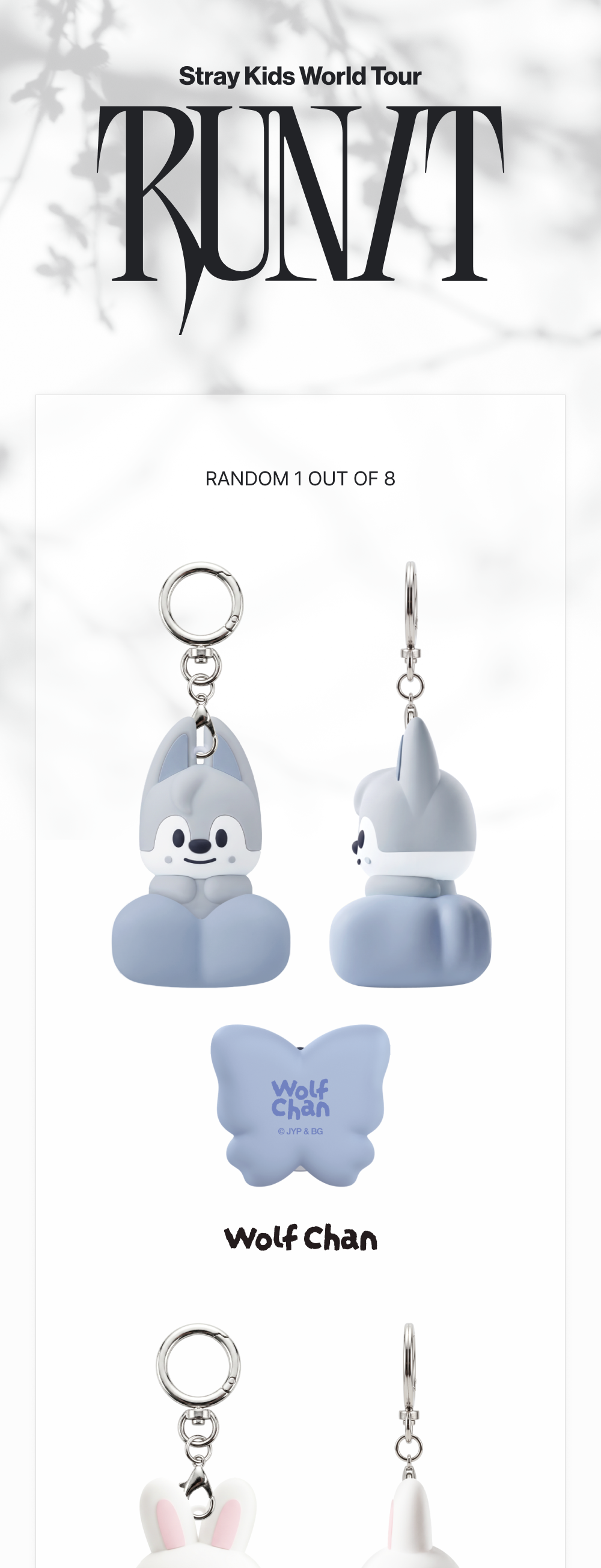 (PRE-ORDER 2026-11-16) Stray Kids - [Stray Kids World Tour <RUN IT SEOUL> Merch] SKZOO SECRET CLICKER KEYRING - RUN IT (POB Included Based on Order Amount)