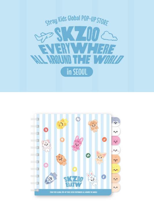 (PRE-ORDER 2026-08-15) Stray Kids - SKZOO INDEX NOTE SEOUL Ver. [SKZOO Everywhere All Around The World](POB Included Based on Order Amount)