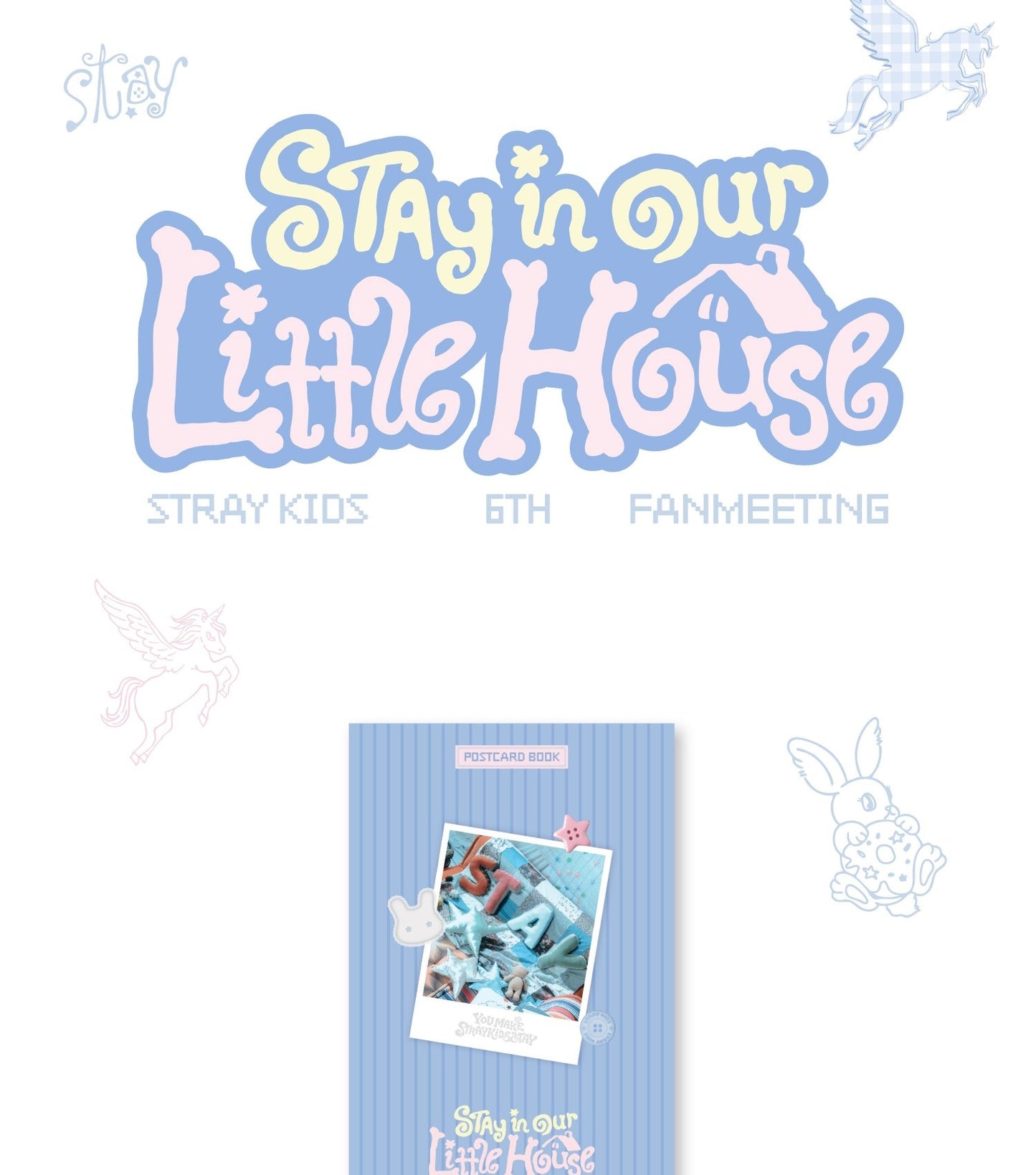 (PRE-ORDER 2026-07-30) Stray Kids - 6th Fanmeeting [STAY in Our Little House] POSTCARD BOOK (POB Included Based on Order Amount).
