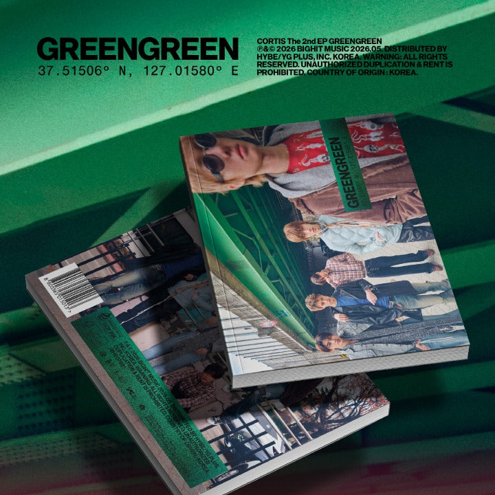 (PRE-ORDER 2026-05-04) CORTIS - The 2nd EP [GREENGREEN] Strandard Version (3 Versions) Random 1ea (Weverse Shop POB Included)