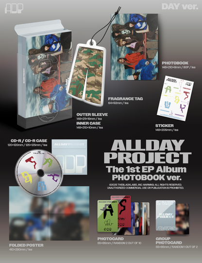ALLDAY PROJECT - The 1st EP Album [ALLDAY PROJECT] Photobook Version (2 Versions).
