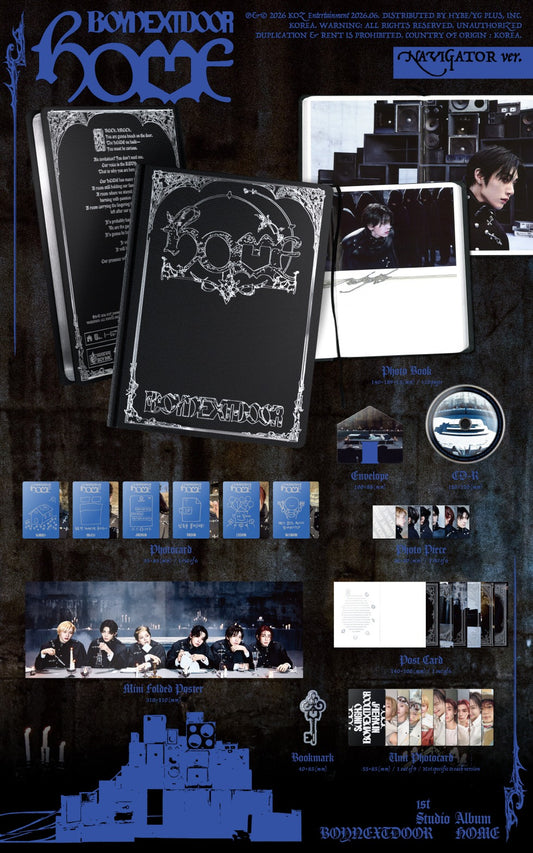 (PRE-ORDER 2026-06-08) BOYNEXTDOOR - 1st Studio Album [HOME] Standard Version (3 Versions) Set (POB Included - Pre-order only)