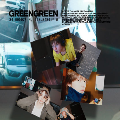 (PRE-ORDER 2026-05-04) CORTIS - The 2nd EP [GREENGREEN] Weverse Albums Version (4 Versions) Random 1ea (Weverse Shop POB Included)
