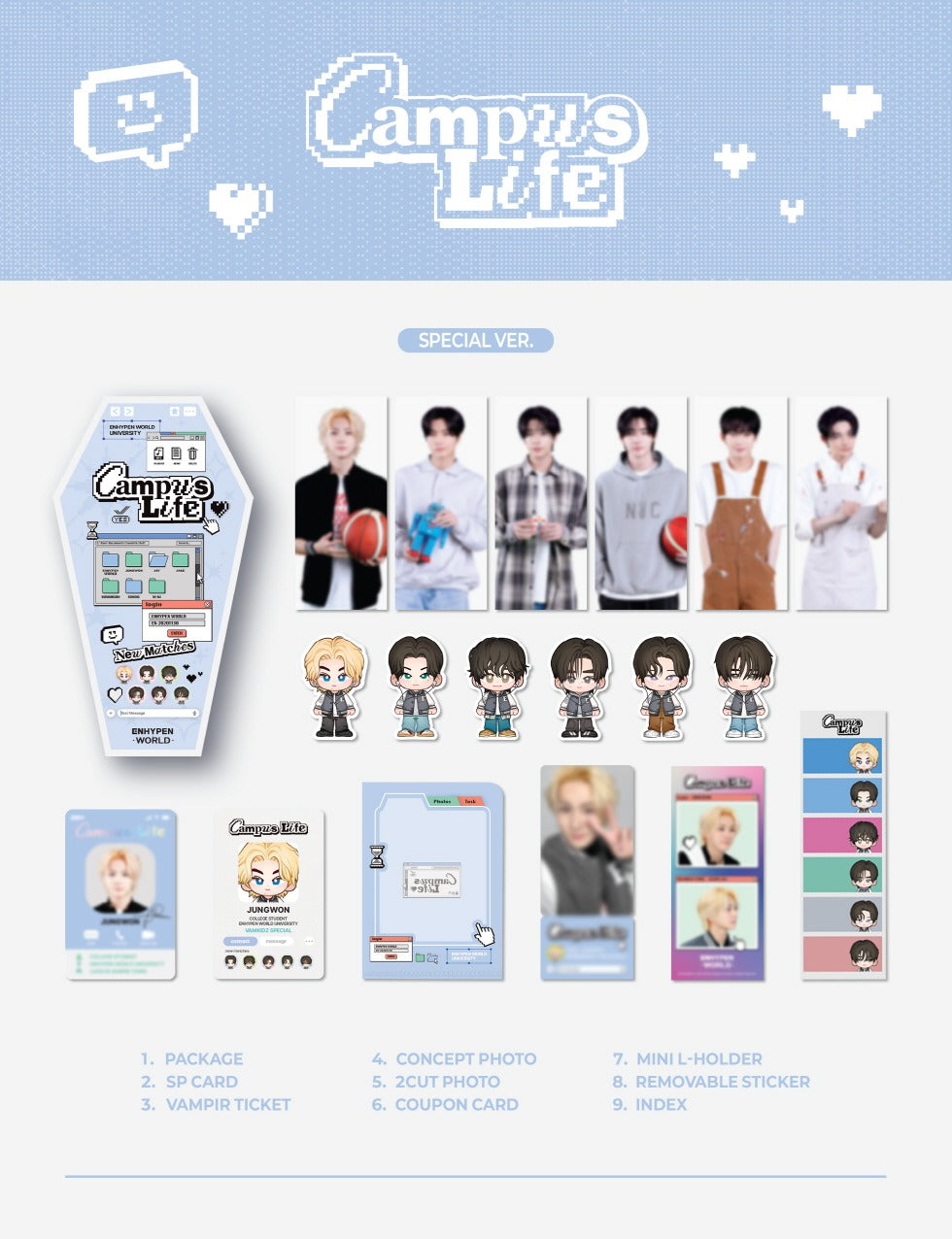 PRE-ORDER 2026-04-30) ENHYPEN - World Coupon Card Collection