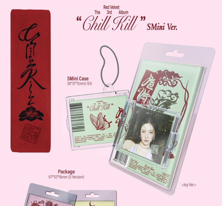 RED VELVET 3rd Album Chill Kill SMini Version (5 VERSIONS)
