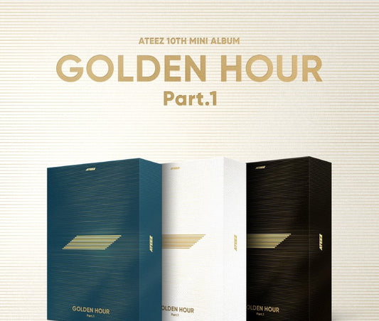 ATEEZ 10th Mini Album GOLDEN HOUR Part. 1 (3 Versions).
