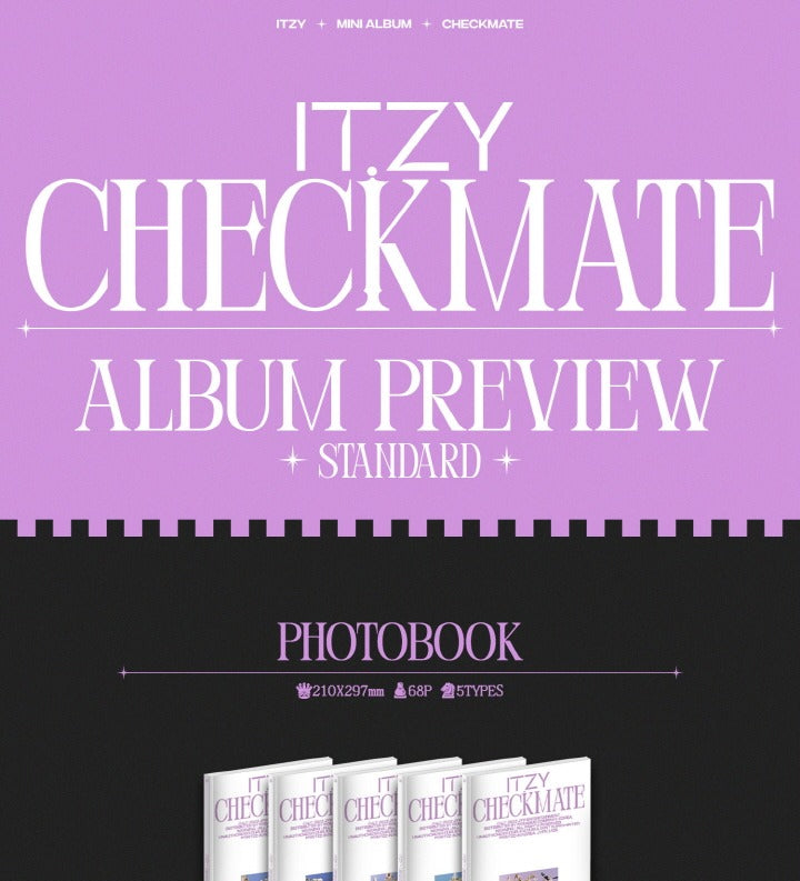ITZY - CHECKMATE Standard edition (5 Versions)
