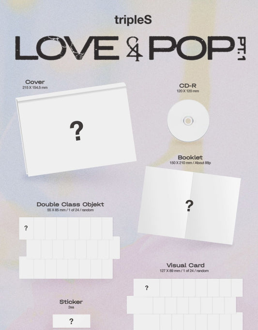 (PRE-ORDER 2026-06-02) tripleS - [LOVE&POP] pt.1 (2 Versions) Random 1ea