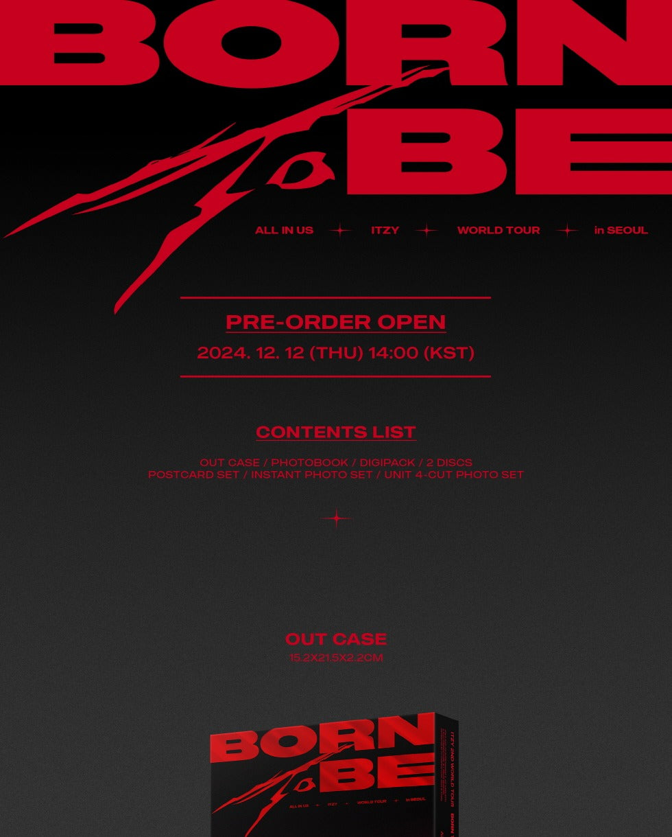 ITZY born to be ソウルコンDVD特典 ８枚セット ITZY - 2nd World Tour - Born to be in Seoul DVD (POB