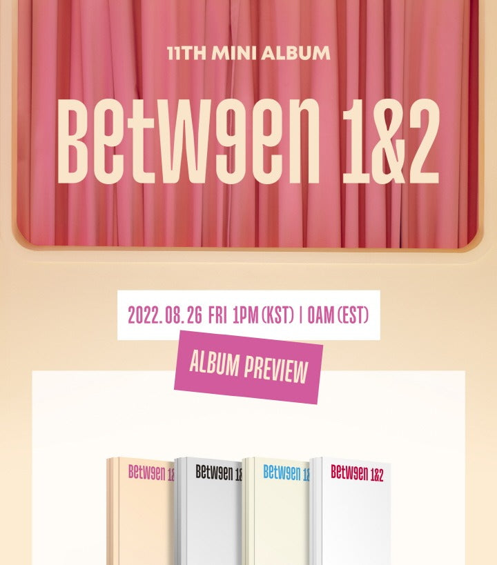 TWICE 11th Mini Album BETWEEN 1&2, 4 VERSIONS – K-Towns