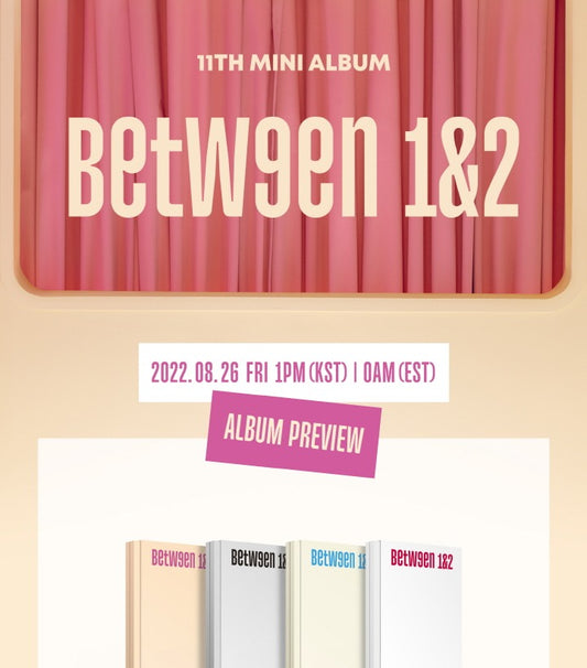 TWICE 11th Mini Album BETWEEN 1&2, 4 VERSIONS (📦RESTOCK)