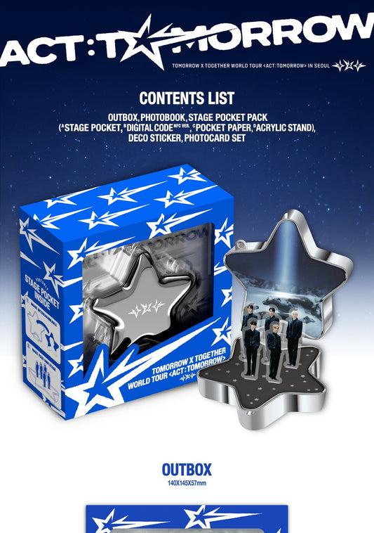 (PRE-ORDER 2026-05-26) TOMORROW X TOGETHER (TXT) - World Tour [ACT: TOMORROW] IN SEOUL