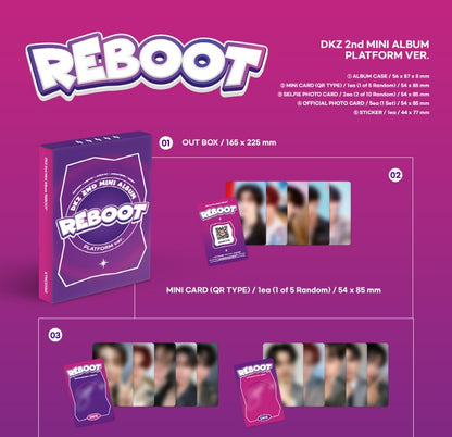 DKZ 2nd Mini Album Reboot Platform Version.