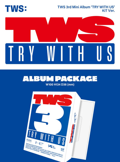 TWS - 3rd Mini Album [TRY WITH US] KiT Version (POB - Photocard Included - Limited Quantity).