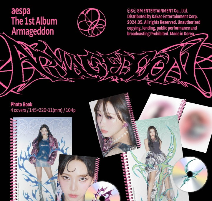 aespa - 1st Album Armageddon Superbeing Version (4 Versions