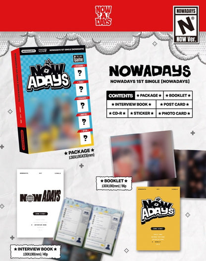 NOWADAYS (NOWZ) - 1st Single Album [NOWADAYS] (2 Versions)