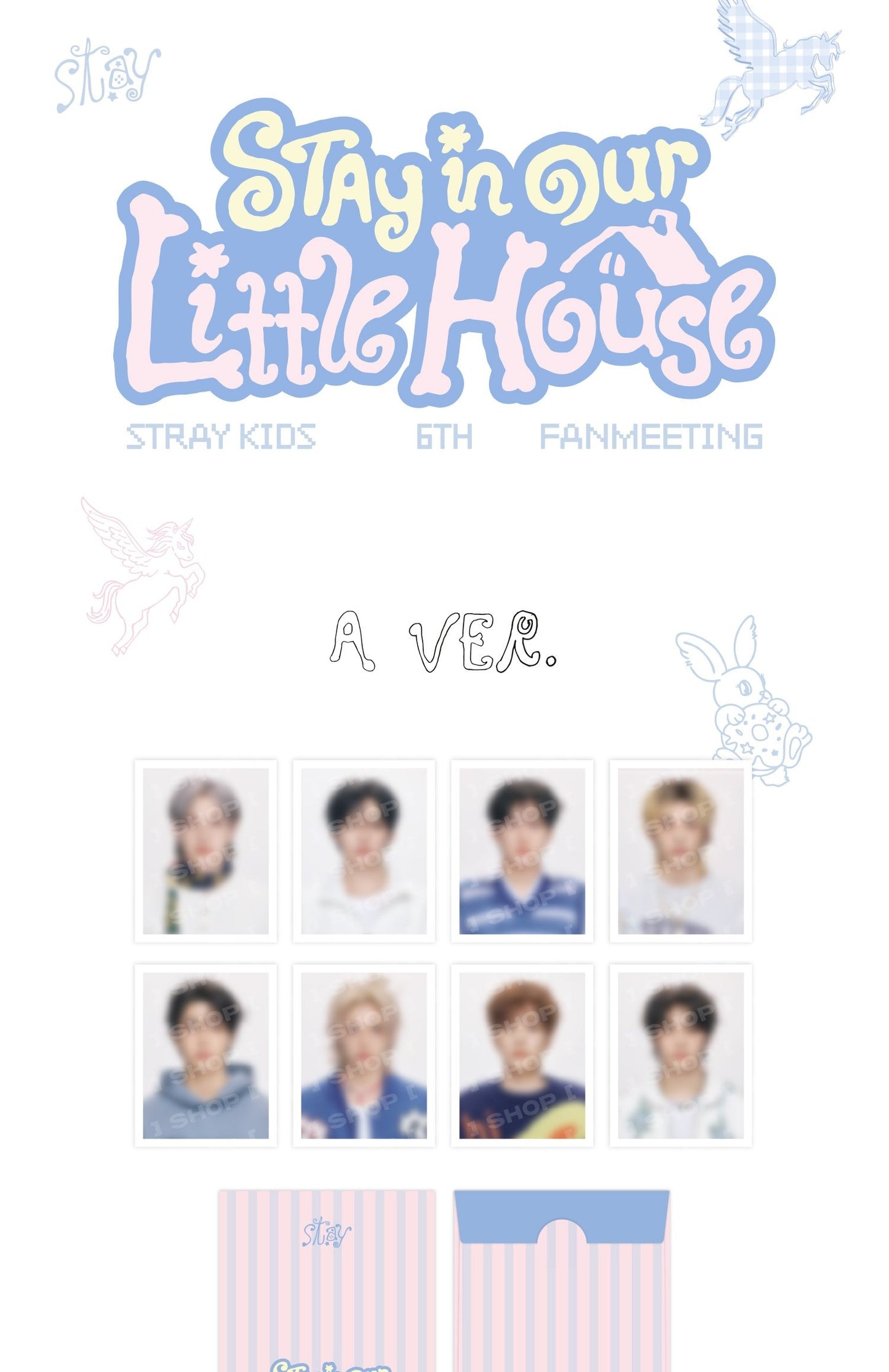 (PRE-ORDER 2026-07-30) Stray Kids - 6th Fanmeeting [STAY in Our Little House] ID Photo Set (2 Versions)(POB Included Based on Order Amount).