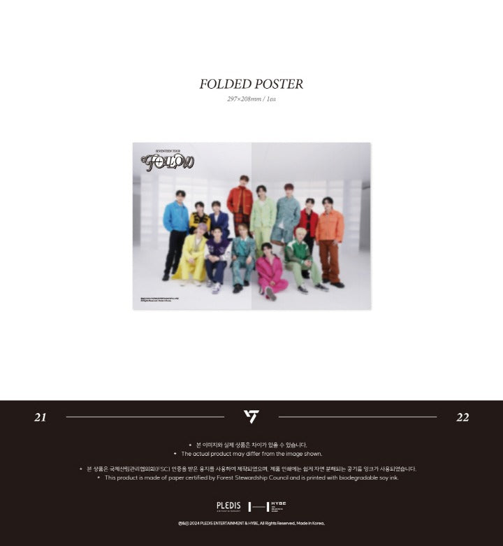 Seventeen Tour Follow to Seoul (POB - Holographic Postcard included)(Limited Quantity).