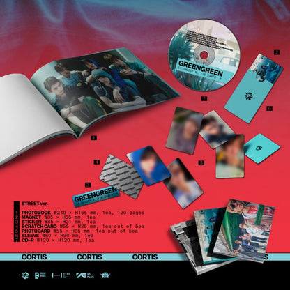 (PRE-ORDER 2026-05-04) CORTIS - The 2nd EP [GREENGREEN] Strandard Version (3 Versions) Random 1ea (Weverse Shop POB Included)