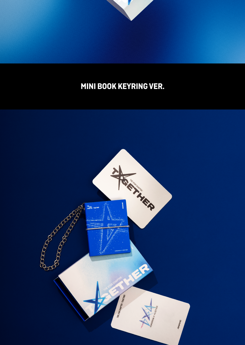 (PRE-ORDER 2025-07-21) TOMORROW X TOGETHER (TXT) - [THE STAR CHAPTER: TOGETHER] Mini Book Keyring Version (4 Versions) Random 1ea