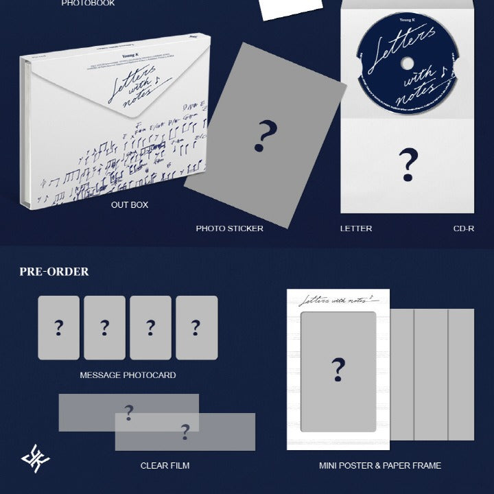 Young K (DAY6) - [Letters with notes] Photobook Version