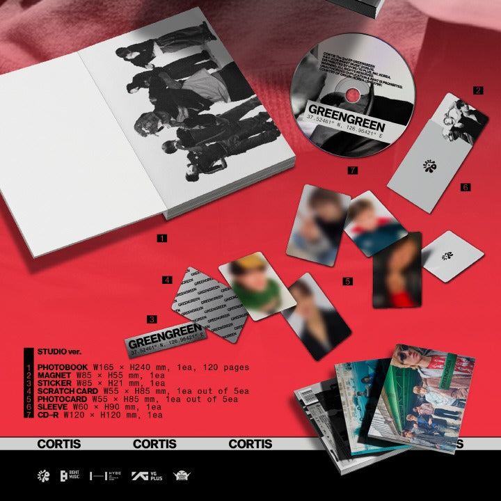 (PRE-ORDER 2026-05-04) CORTIS - The 2nd EP [GREENGREEN] Strandard Version (3 Versions) Random 1ea (Weverse Shop POB Included)